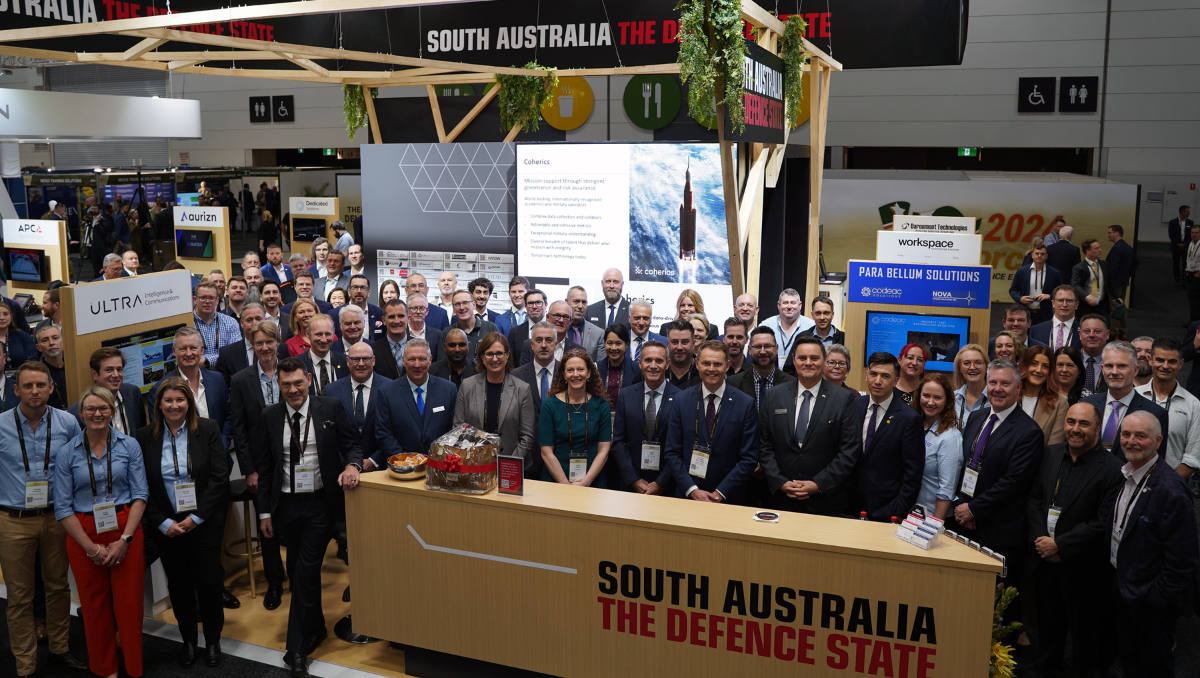 Large group of people at a conference